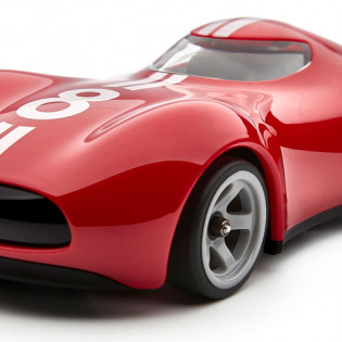 Barbarian Doll Remote Control Sports Car Red